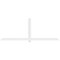 Ekena Millwork Eugene Architectural Grade PVC Gable Bracket, 108"W x 40 1/2"H x 2"D x 4"F, 9/12 Pitch GBP108X41X0204EUG00 - alternate 2